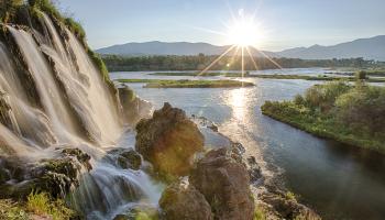 Waterfalls in Snake Wild and Scenic River, Idaho